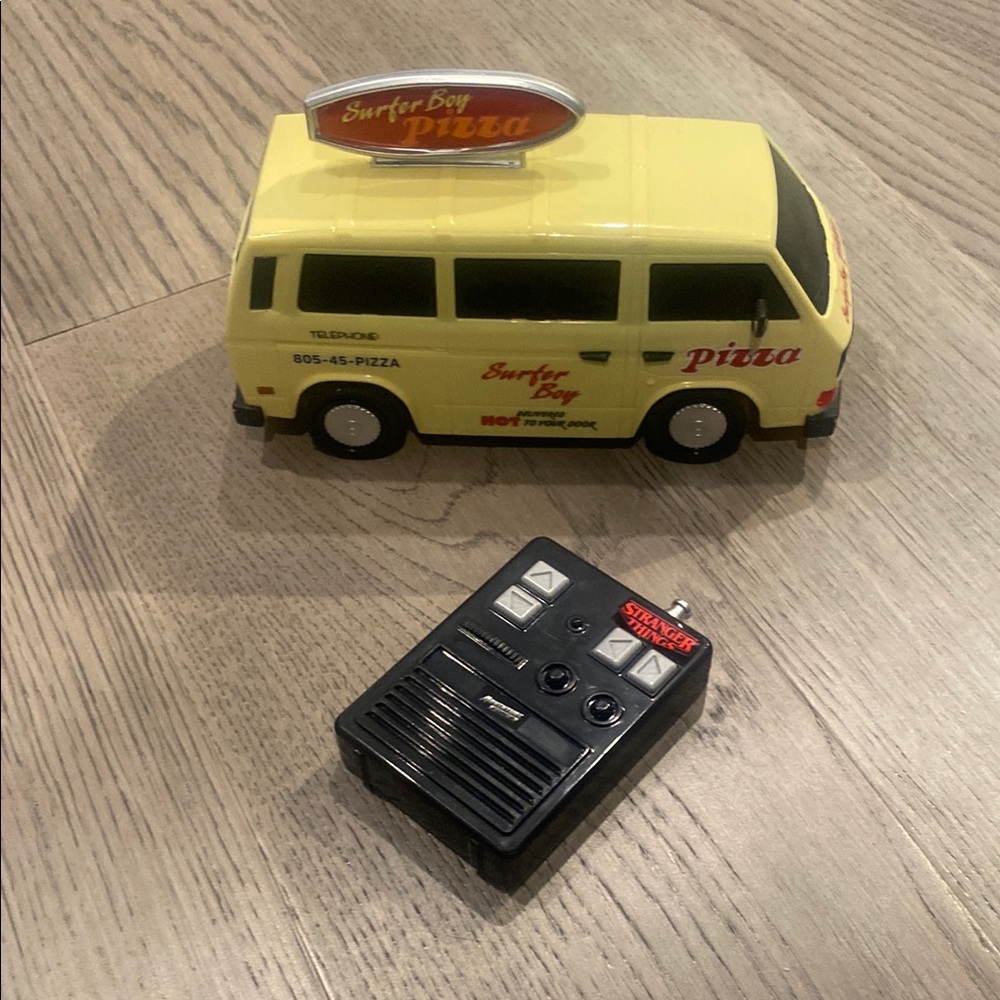 Yellow and Black Toy Van with Remote Control Stranger Things